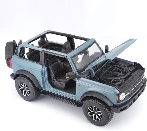 Miniatura 2 de Maisto Maisto 31457 - Coches fundidos a presión 2021 Ford Bronco Badlands Blue Special Edition 1/18 modelo de auto fundido a troquel
