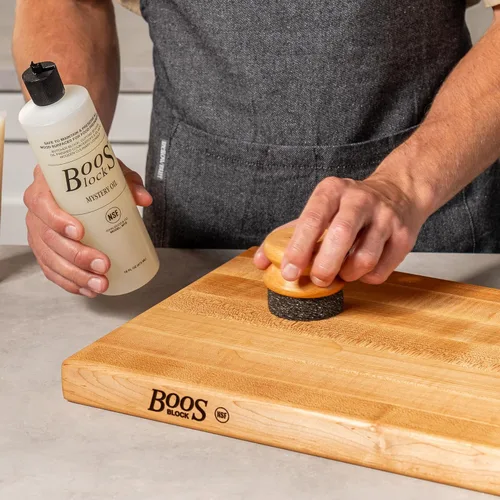 Miniatura 7 de John Boos Paquete de 3 aceites misteriosos, juego de cuidado de grado alimenticio, 16 onzas, fórmula de mantenimiento totalmente natural