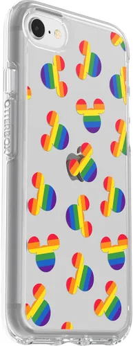 Miniatura 4 de OtterBox Funda para iPhone 7/8 y iPhone SE de 3ª y 2ª generación de la serie Symmetry - Mickey Pride, ultra suave, compatible con carga inalámbrica