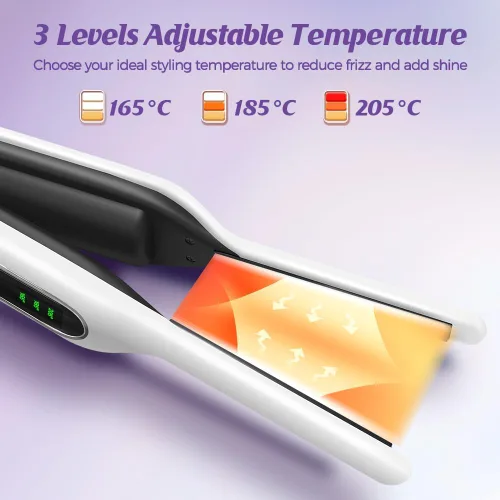 Miniatura 4 de Sunmay Mini plancha plana inalámbrica, alisadora de pelo de lápiz de 3/10 pulgadas para cabello corto, corte Pixie y flequillo, rizador de viaje