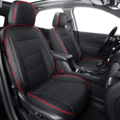 Miniatura 9 de RISINGSTAR Fundas de Asiento Terrain, aptas para GMC Terrain SUV 2018-2024 con asientos traseros divididos, piel sintética impermeable