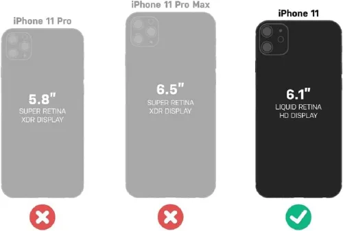 Miniatura 2 de OtterBox Defender Series - Funda para iPhone 11, color morado (PURPLE NEBULA - WINSOME ORCHID/NIGHT PURPLE), resistente y duradera, con protección