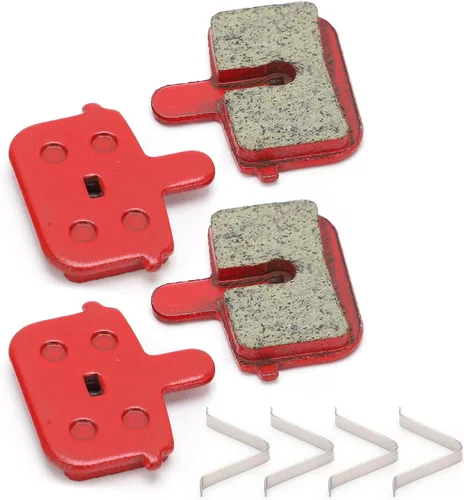 DJDK Pastillas de freno de bicicleta, pastillas de freno de disco de bicicleta, 8 piezas, pastillas de freno de resina duradera, reemplazo de freno