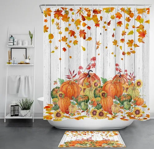 Miniatura 25 de LB Get Naked - Cortina de ducha pequeña de 48 x 68 pulgadas, forro de cortina de ducha de tamaño medio azul y rosa, cortinas de ducha estrechas