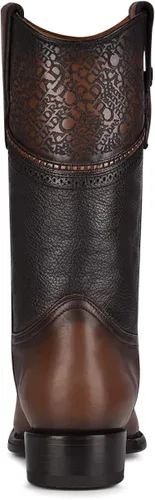 Miniatura 5 de Cuadra Botas vaqueras para hombre en cuero genuino Stingray negro, Negro