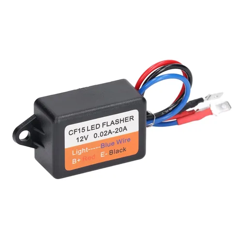 Miniatura 6 de Controlador estroboscópico, controlador estroboscópico de flash 12 V auto módulo intermitente 0.02‑20A LED Módulo de luz de giro 45 75 veces por