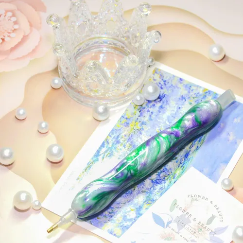 Miniatura 5 de Praise V Do Kit de herramientas de accesorios de pintura artística de diamante para adultos, bolígrafo de taladro de arte de diamante 5D, puntas