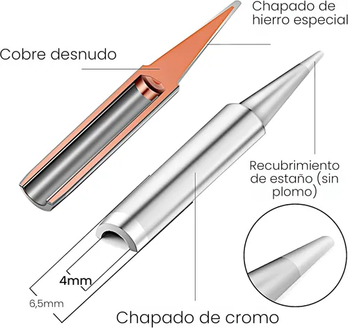 Miniatura 4 de Kit de soldador, bolígrafo de soldadura digital con pantalla LED de 60 W, 5 puntas reemplazables, calentamiento rápido 21 en 1 con cable
