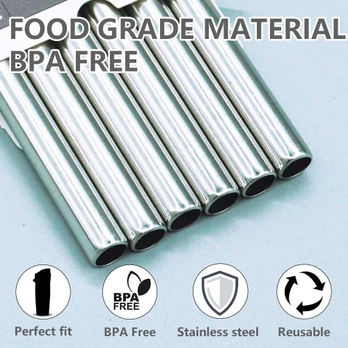 Miniatura 4 de Dreamfocus Paja de metal de repuesto de acero inoxidable para Owala FreeSip Sway 30 oz