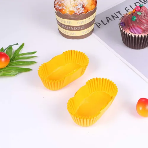 Miniatura 6 de Forros para cupcakes en forma de barco, 1000 unidades, tazas de papel amarillo para hornear cupcakes o mini aperitivos