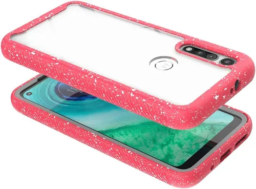 Miniatura 3 de Funda para Moto G Fast de cuerpo completo a prueba de golpes, con protector de pantalla integrado para niñas y mujeres, funda protectora brillante