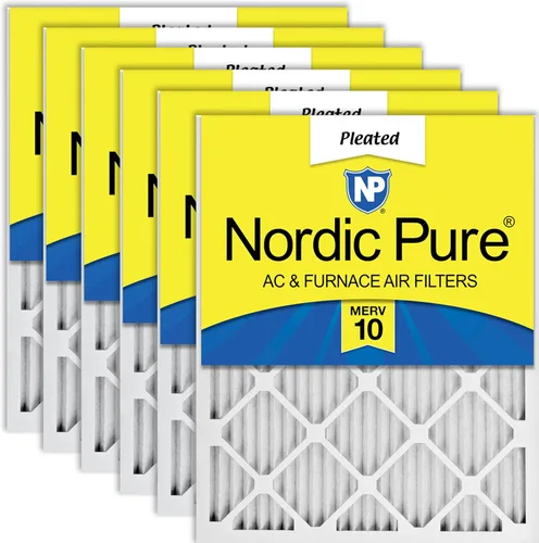 Miniatura 89 de Nordic Pure Filtros de aire para horno MERV 6 de 18 x 25 x 1 pulgadas (tamaño real: 17 1/2 x 24 1/2 x 3/4), color verde poliéster MERV 6, reduce