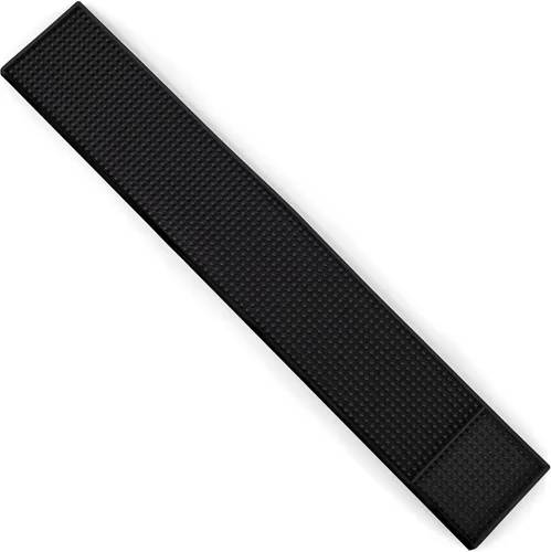 Alfombrilla de goma para derrames (1) – 24 x 4 pulgadas, resistente antideslizante, accesorios profesionales para barman – Suministros esenciales de