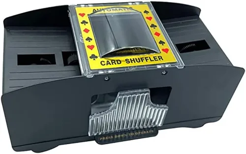 Miniatura 3 de Jobar Máquina barajadora de cartas de juego automática fácil de 2 cubiertas