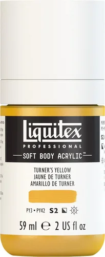 Miniatura 26 de Liquitex Professional Soft Body - Pintura acrílica, botella de 2 onzas (59 ml), blanco titanio Titanio Blanco