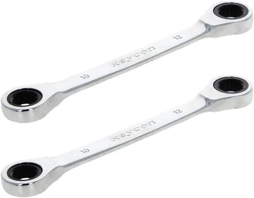 Miniatura 24 de Utoolmart Llave de trinquete, llave métrica de extremo de caja doble de 0.315 in x 0.394 in, acero CR-V