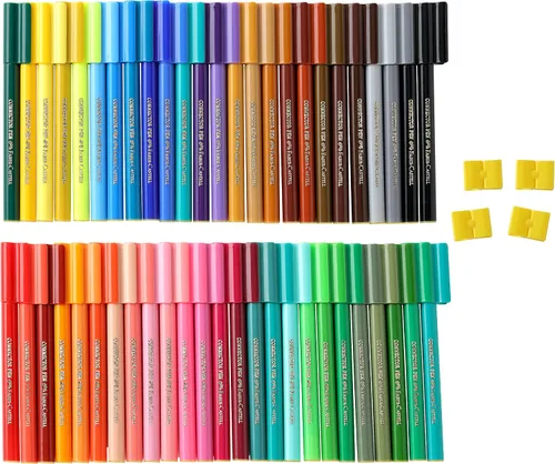 Miniatura 2 de Faber Castell Bolígrafos Conectores, Multicolor, paquete de 50