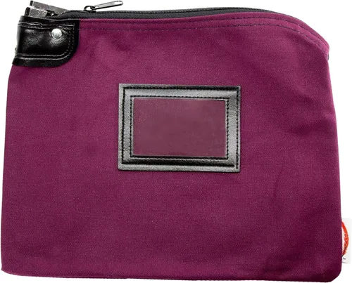 Miniatura 8 de Bolsa de banco con bloqueo de lona con llave de seguridad (negro)