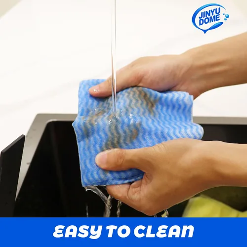 Miniatura 8 de Handi Wipes - Paños reutilizables, rollo de toalla de limpieza de cocina desechable azul, paño en J resistente, 100 unidades azul 100