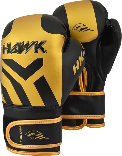 Miniatura 2 de Guantes de boxeo para niños – Hawk Youth 4oz, 6oz, 8oz para niños y niñas Guantes de boxeo Maya Hide de cuero para boxeo, kickboxing, artes