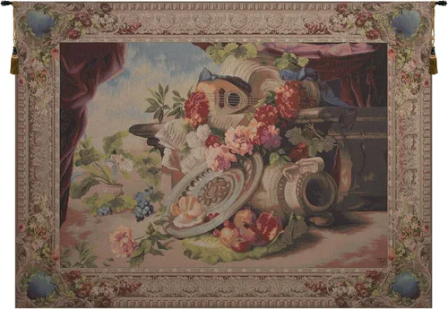 Miniatura 8 de Charlotte Home Furnishings Inc. - Tapiz francés para colgar en la pared, 44 x 33 pulgadas, mezcla de algodón viscosa y poliéster, tejido en Francia