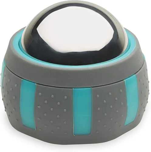 Gaiam Restore Rodillo Masajeador (Terapia en Frío), Rodillo Muscular Ergonómico de 360° de Fácil Deslizamiento para Alivio de Todo el Cuerpo, Diseño