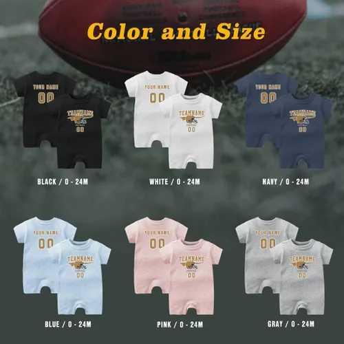 Miniatura 73 de Traje de fútbol personalizado para bebé, hace que tu bebé nombre y número de ropa de fútbol regalos