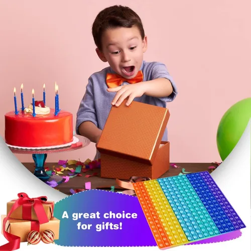 Miniatura 5 de Hoja de juego de multiplicación DK-SIMINA Pop Juguete matemático Fidget 15x15 P0PP Juguete de burbujas para aliviar la presión Juego de matemáticas