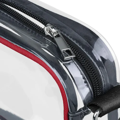 Miniatura 4 de FOCO NFL Womens NFL Team Logo Stripe Clear Crossbody Bag