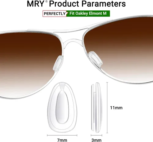 Miniatura 2 de Mryok Narices de repuesto para gafas de sol Oakley Elmont M - Opciones