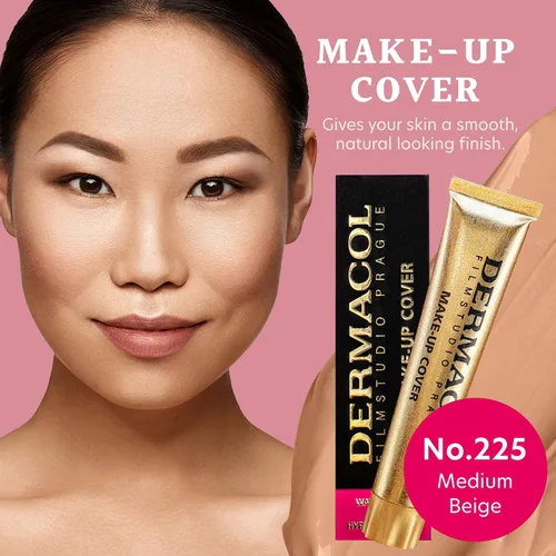 Miniatura 3 de Dermacol - Base de cobertura completa, base líquida mate de maquillaje con SPF 30, base impermeable para piel grasa, acné y bolsas debajo