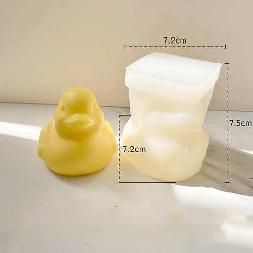 Miniatura 5 de Moldes de Pato Moldes de Animal de Resina de Pato - Moldes de Silicona para Fundición de Resina para Decoración del Hogar y Fabricación de Velas