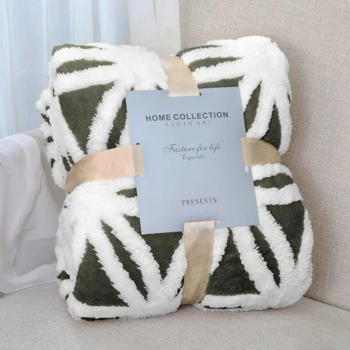 Miniatura 27 de LOMAO – Manta de vellón sherpa, suave y mullida de doble faz para sillón, sofá o cama (negro, 51 x 63 pulgadas)