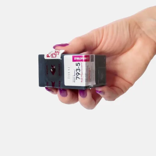 Miniatura 3 de (3) Cartucho de tinta roja compatible con PB 793-5 para medidores de franqueo P700, DM100i, DM125i, DM150i, DM175i, DM200L, DM225