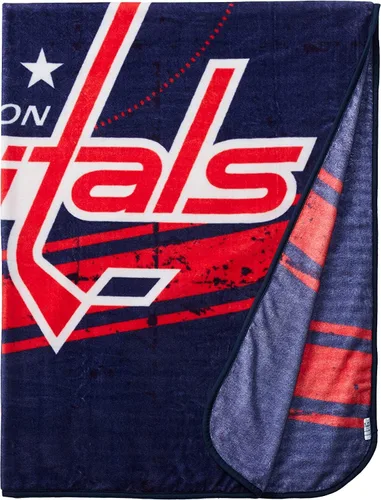 Miniatura 3 de Manta Raschel de felpa con licencia oficial de la NHL "Stamp", multicolor, 60 x 80 pulgadas