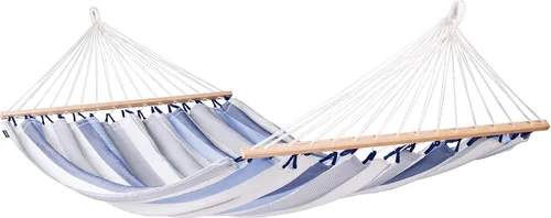 La Siesta® Alisio Hamaca con barra esparcidora, hamaca exterior resistente a la intemperie, hamaca exterior de tela para 2 personas, hamaca para 2