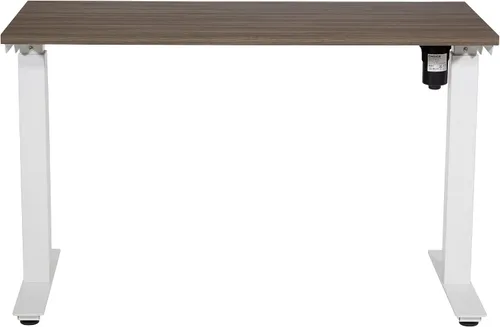 Miniatura 8 de Office Star Prado - Mesa motorizada de altura ajustable de 4 pies con control de memoria programable de 4 posiciones, parte superior de nogal urbano