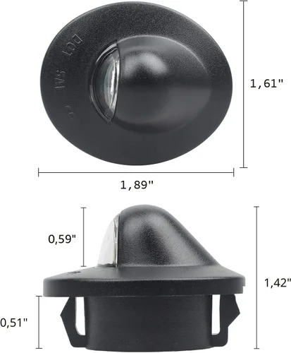 Miniatura 4 de Lámpara LED para placa de matrícula, compatible con Ford F150, F250, F350, Super Duty Ranger Explorer, Bronco Excursion, Expedition, de 6500 K