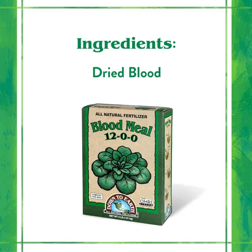 Miniatura 4 de Down To Earth All Natural Fertilizers Harina de sangre orgánica - Alimento vegetal con alto contenido de nitrógeno para crecimiento verde 12-0-0, 4