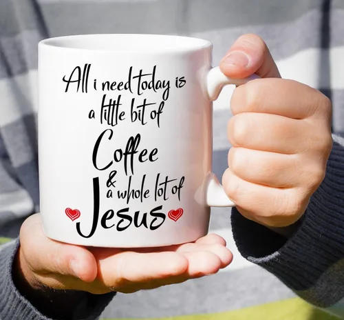 Miniatura 56 de Retreez Taza divertida – This Girl Runs on Coffee + Jesus - Tazas de café de cerámica de 11 onzas – Divertido, sarcasmo, sarcástico, motivacional