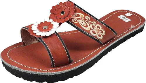 Miniatura 2 de Sandalias Mexicanas de Piel para Mujer Huarache de Piel Hecho en México