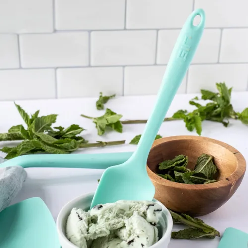 Miniatura 6 de GIR: Get It Right Espátula de Silicona Spoonula, Utensilios de cocina no tóxicos para Batería de Cocina Antiadherente, Cocinar y Hornear - Mini - 8