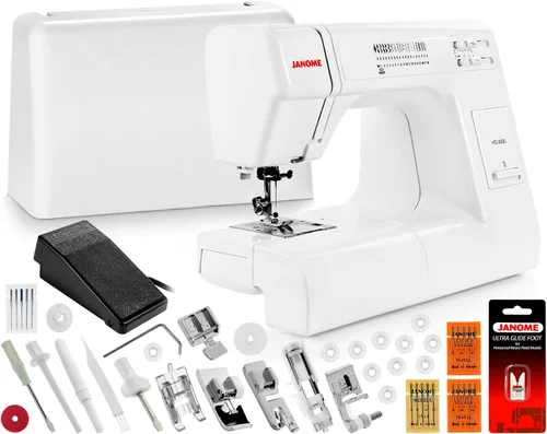 Miniatura 8 de Janome HD3000 Heavy-Duty máquina de coser con 18 puntadas + Estuche duro