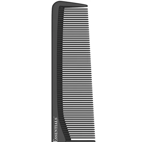 Miniatura 7 de Peine profesional de fibra de carbono negra de 7 pulgadas, antiestática, química y resistente al calor para todo tipo de cabello, peine de dientes