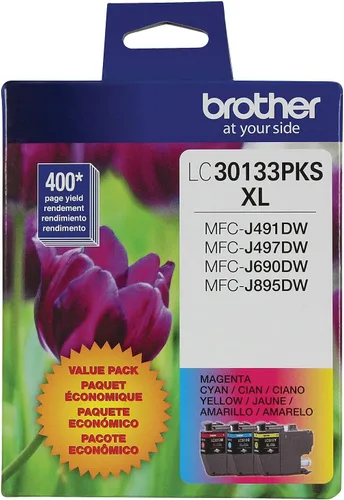 Miniatura 6 de Brother - Cartuchos de tinta de alto rendimiento para impresoras a color LC3013, 3 paquetes para la serie Work Smart - Tinta de grado profesional