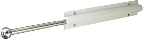 Easy Track RA1204 - Barra organizadora de armario deslizante de metal de 12 pulgadas de fácil acceso con accesorios de instalación incluidos, color