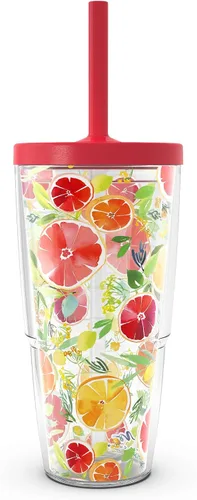 Miniatura 14 de Tervis Yao Cheng - Vaso aislado de doble pared hecho en Estados Unidos mantiene las bebidas frías y calientes, 16 onzas, clásico