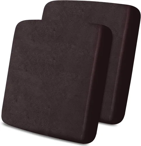 Miniatura 107 de Fundas de cojín tipo cuero para sofá, juego de fundas protectoras de muebles para sillón seccional, sofá biplaza de tela de elastano elástica