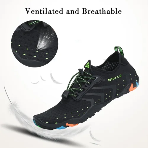 Miniatura 2 de Mishansha - Zapatos de agua para hombres y mujeres secado rápido para natación buceo surf deportes acuáticos piscina playa senderismo yoga