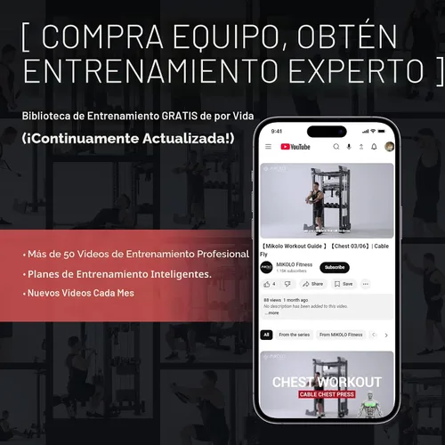 Miniatura 6 de Máquina de Smith Mikolo, banco de sentadillas de 2200lbs con sistema de tracción LAT y máquina de cruce de cables, equipo de entrenamiento con Rojo